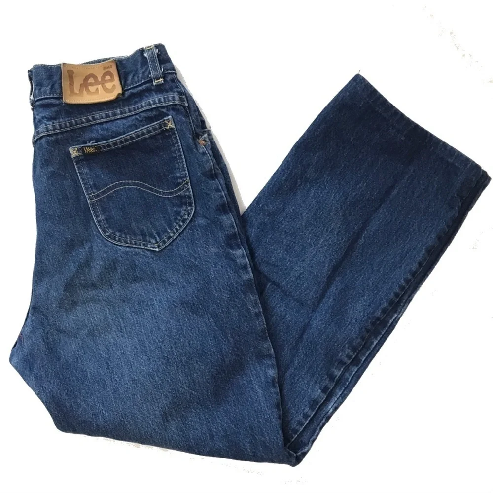 Vintage High Rise Mom Jeans Dark Wash 16p